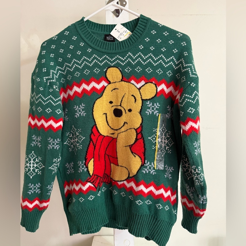 NWT Winnie the Pooh Holiday Sweater